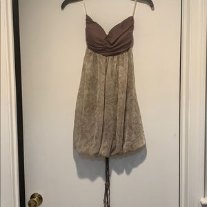 Strapless bohemian tank